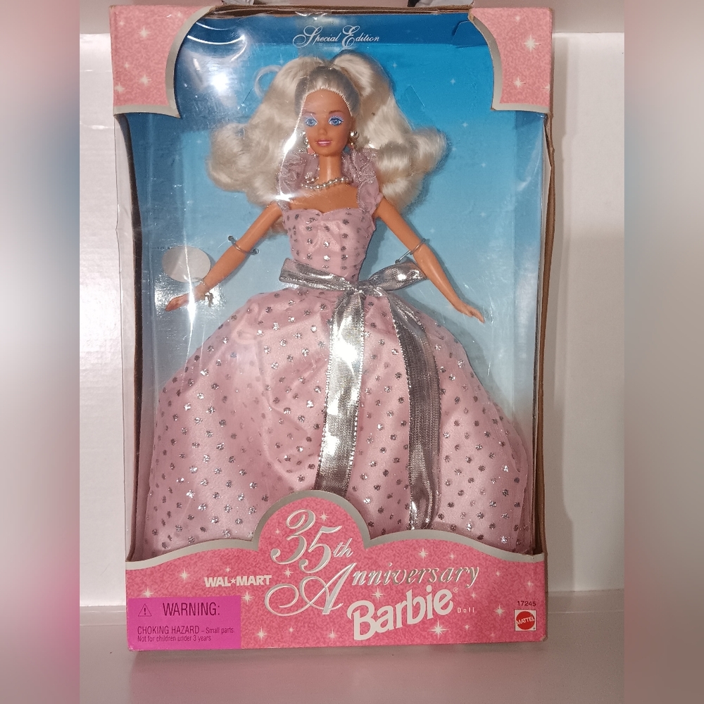 35th Anniversary Barbie Doll 1997 Walmart Special Edition